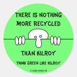 Pegatina original Kilroy Green