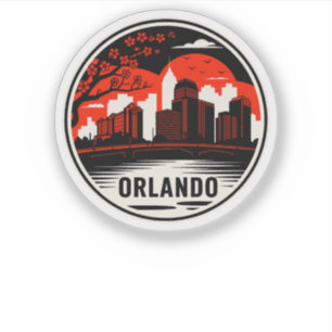 Pegatina Orlando City Florida USA