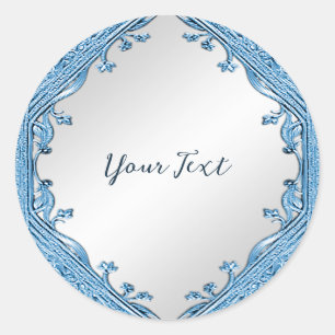 Pegatina Ornamental Azul