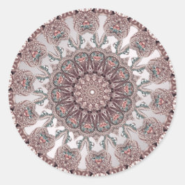 Pegatina Ornamental Rosa