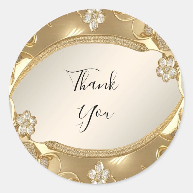 Pegatina Ornato Ornato de Oro (Anverso)