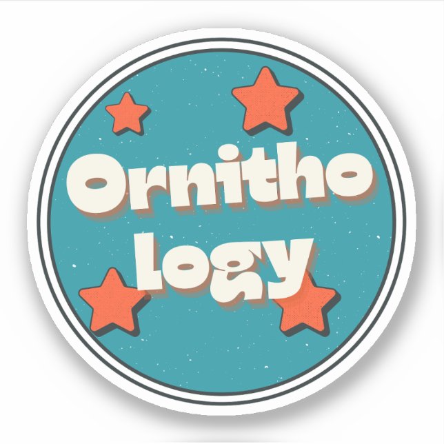 Pegatina Ornitología (Anverso)