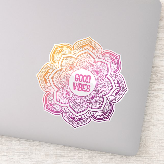 Pegatina Oryn Mandala Custom-Cut Vinyl Sticker (Subido por el creador)