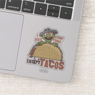 Pegatina Oscar I Odio Todo Excepto Los Tacos