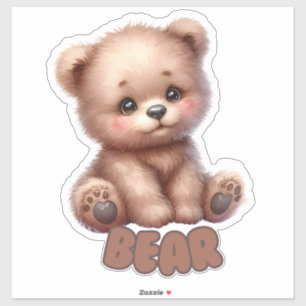 Pegatina Oso Córdido - Nursera