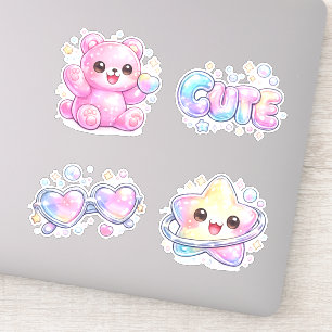 Pegatina Oso de gominola pastel & Kawaii Y2K