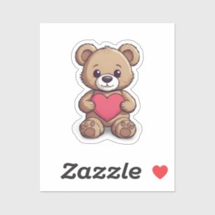 Pegatina Oso de peluche 