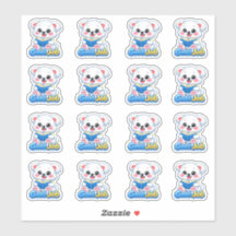 Oso de progreso de lectura Kawaii Buen trabajo pro