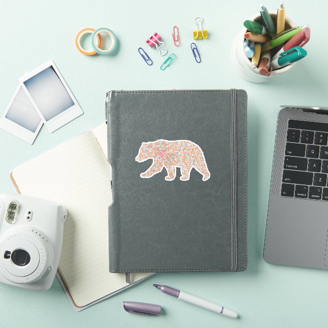 Pegatina Oso Dotado de color (Funda para iPad)