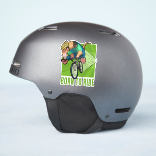Pegatina Oso Hormiguero Lindo Nacido Para Montar En Bicicle