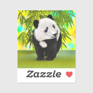 Pegatina Oso Panda Lindo Regalo Perfecto para Amantes de An