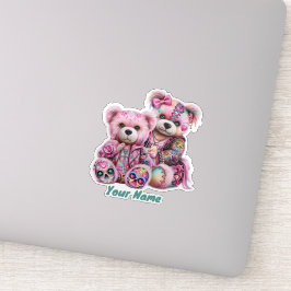 Pegatina Osos Punk Personalizados