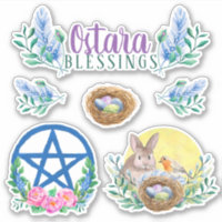 Ostara Spring Equinox Wicca Sabbat Floral