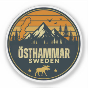 Pegatina Östhammar, Suecia Sverige