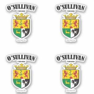 Pegatina O'Sullivan Escudo Traducción y significado irlandé
