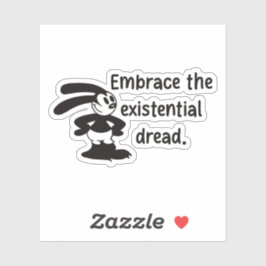 Pegatina Oswald Se Ha Arrojado: Crisis Existencial