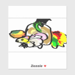 Pegatina Otoño del ratón