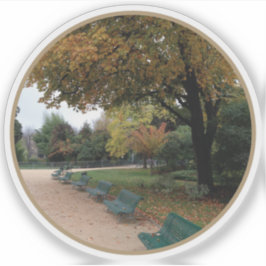 Pegatina Otoño En París - v2