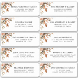 Pegatina Otoño Otoño Deja La Dirección Rustica De Invitado
