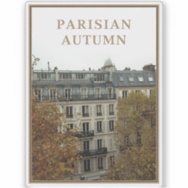 Pegatina Otoño parisino