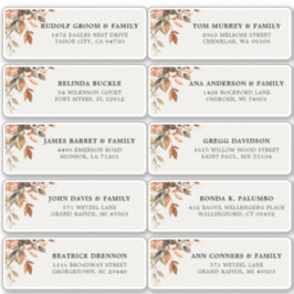 Pegatina Otoño Sale De La Dirección De Invitado Rustic Coun