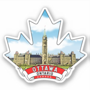 Pegatina Ottawa, Ontario Canadá
