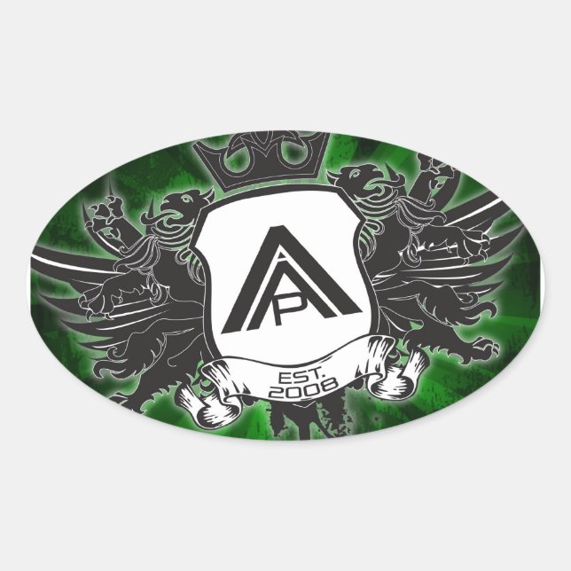 Pegatina Oval (Anverso)