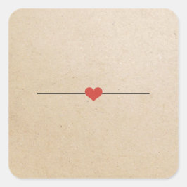 Pegatina oval Blank kraft