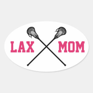 Pegatina Oval de CKL "Lax Mom"