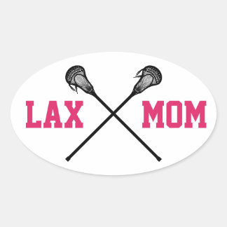 Pegatina Oval de CKL "Lax Mom"