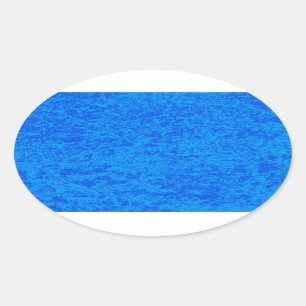 Pegatina Oval de Marble Azul