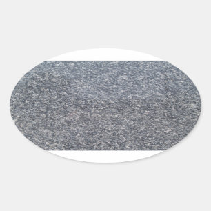 Pegatina Oval de Mármol Negro