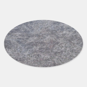 Pegatina Oval de Mármol Negro