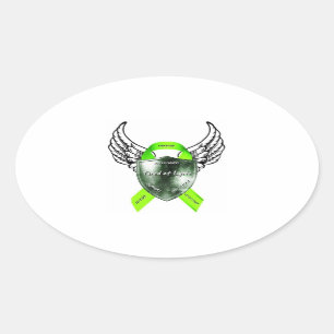 Pegatina oval del logotipo