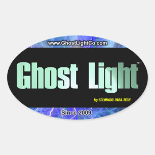 Pegatina Oval Ghost Light™ #2