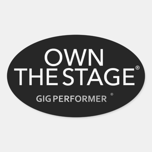 Pegatina Oval GP (Anverso)