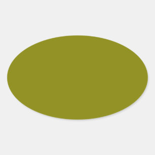 Pegatina Oval Green Olive