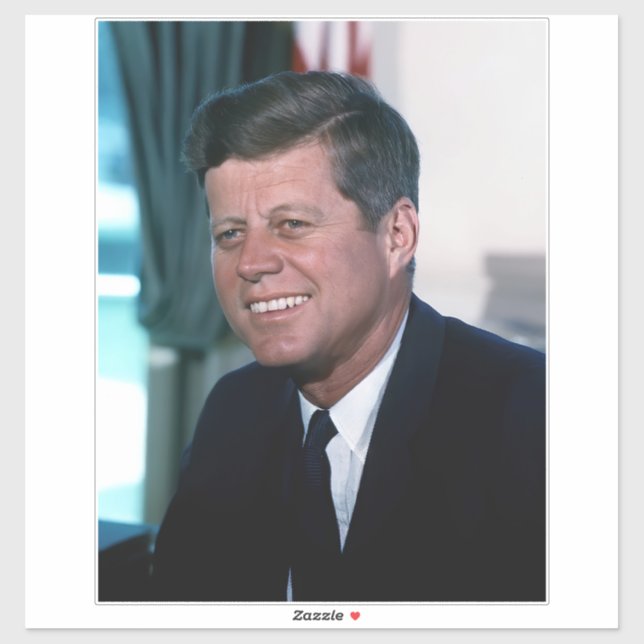 Pegatina Oval Office President John Jack F. Kennedy (Hoja)
