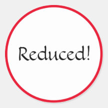 Pegatina Oval reducido