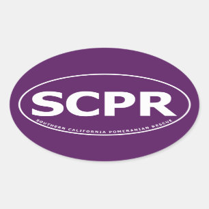 Pegatina Oval - SCPR