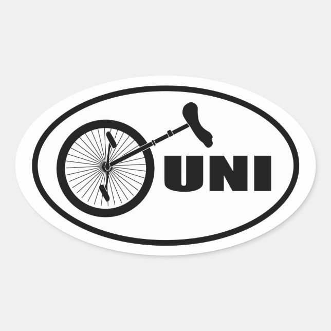 PEGATINA oval UNI (Anverso)