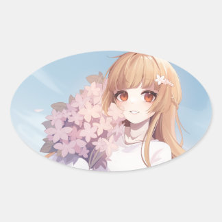 PEGATINA OVALADA ステッカー