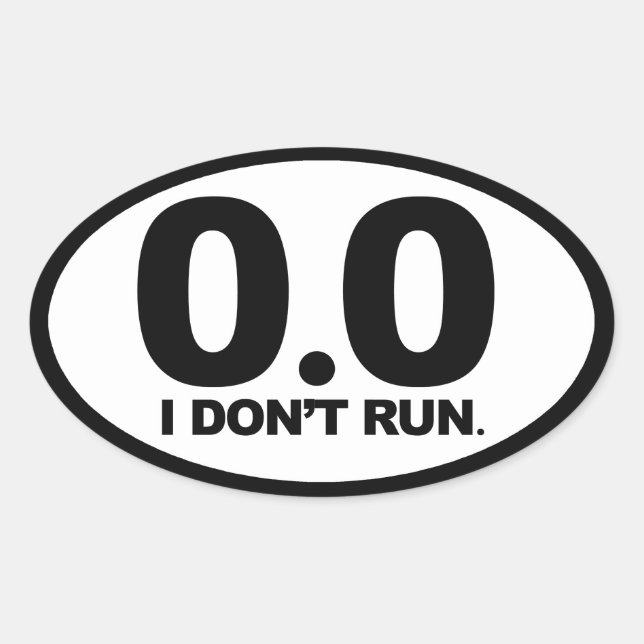 PEGATINA OVALADA 0.0 (Anverso)