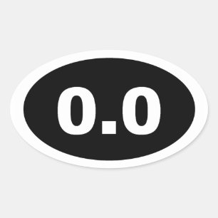 PEGATINA OVALADA 0.0