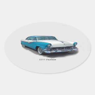 Pegatina Ovalada 1955 Fairlane