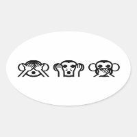 3 Emoji de monos sabios