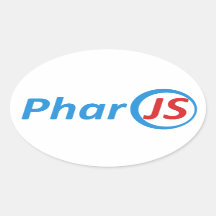4 Pegatinas PharoJS Glossy