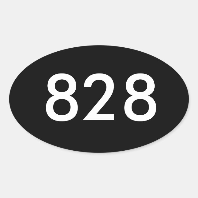 Pegatina Ovalada 828 pegatinas (Anverso)