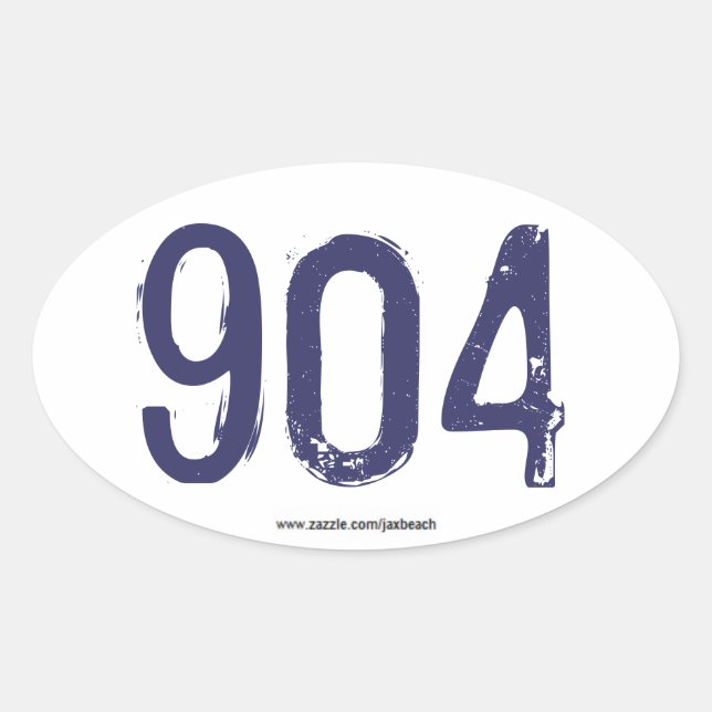 Pegatina Ovalada 904 - ¡Representar en Jax! (Anverso)