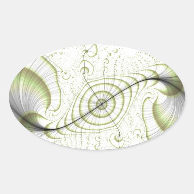 Pegatina Ovalada Accesorios para regalos de diseño ornamentados min (Anverso)